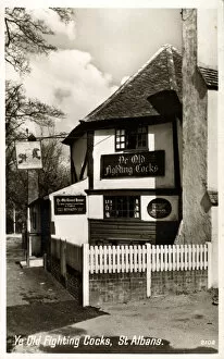 Albans Collection: Ye Old Fighting Cocks Public House, St Albans, Hertfordshire