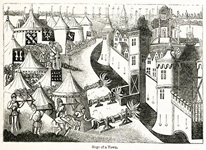Images Dated 23rd April 2019: Hundred Years War, siege of town