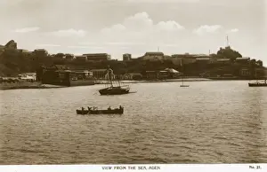 Yemeni Prints: Yemen - Aden (view from the sea)