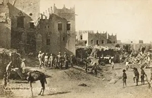 Market Place Prints: Yemen - Lahij - The Marketplace