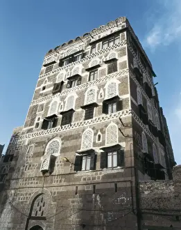 YEMEN. SANA A. Sana. Yemeni adobe architecture