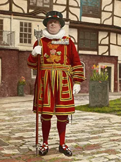 Warder Prints: Yeoman Warder, Tower of London, London