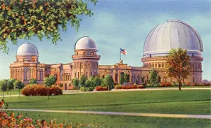 Observatory Prints: Yerkes Observatory, Williams Bay, Lake Geneva, Wisconsin, USA Date: 1936