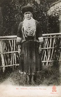 Yi or Lolo Woman from the border region of China and Vietnam