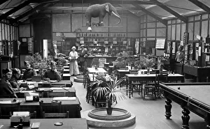 Ymca Prints: YMCA Ceylon Hut, Paddington, London during WW1