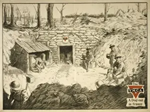 The YMCA A dug-out in France