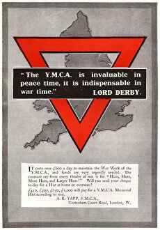Charities Collection: YMCA fundraising advertisement, WW1