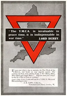 Contributions Prints: YMCA fundraising advertisement, WW1