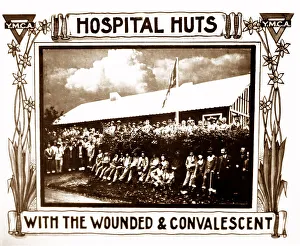 Ymca Prints: YMCA hut during WW1 - Hospital hut