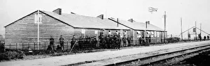 Ymca Prints: YMCA Penkridge Bank Camp railway station during WW1