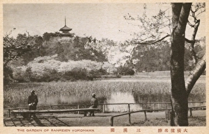 Yokohama, Japan - Sankei-en Garden Yokohama, Japan - Sankei-en Garden