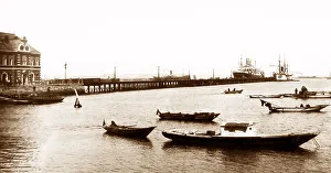Yokohama Prints: Yokohama Pier, Japan