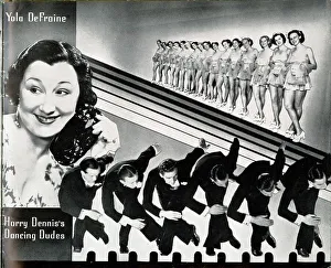 Images Dated 12th September 2019: Yola DeFroine and Harry Denniss Dancing Dudes