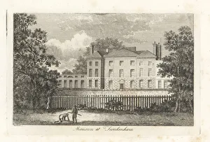 Antiquary Prints: York House, Twickenham, 1807