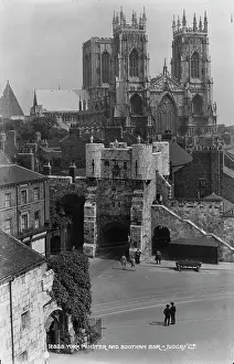 Structures Prints: York Minster and Bootham Bar