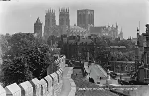 Skyline Prints: York Minster and City Walls