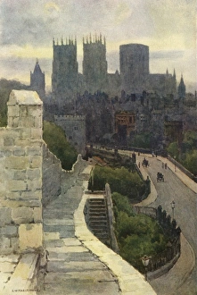 Images Dated 24th June 2011: York Minster & Walls