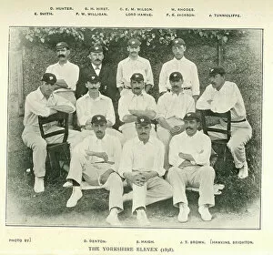 Images Dated 7th September 2018: Yorkshire Cricket Team 1898
