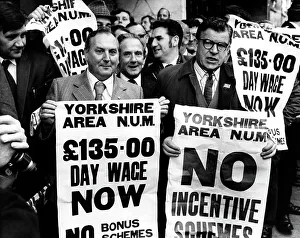 Demand Prints: Yorkshire miners demand pay rise