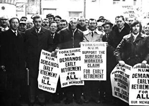 Protest Collection: Yorkshire N. U. M. leaders