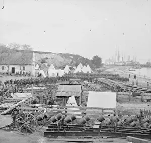 Yorktown Prints: Yorktown, Va. Federal artillery park