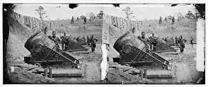 Mortars Prints: Yorktown, Va. vicinity. 13-in. seacoast mortars of Federal
