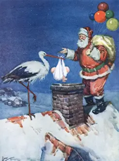 Stork Prints: After You, Madam