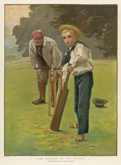 Grandfather Gallery: A Young Batsman
