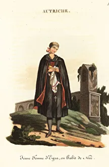 Translator Prints: Young bride of Cheb, Bohemia, 18th century