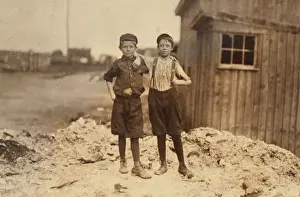 Candy Prints: Two young carrying-in boys in Alexandria (Va. ) Glass Factory