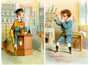 Images Dated 18th January 2019: The Young Chemist or Young Scientist