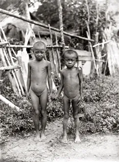 Ethnicity Prints: Young children, Siam (Thailand) or Burma c. 1880
