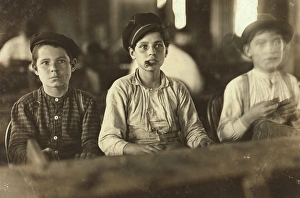 Young Cigarmakers in Englahardt & Co., Tampa, Fla Young Cigarmakers in Englahardt & Co., Tampa, Fla