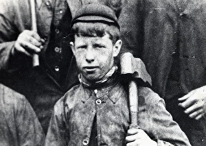 Coal Mining Collection: Young collier, Saundersfoot, Pembrokeshire, South Wales