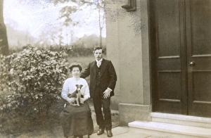 Couple in Garden 1910