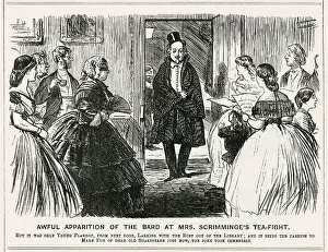 But it was only young from next door, larking with the bust out of the library; and it being the fashion to make fun of dear old Shakespeare just now, the joke took immensely. Date: 1864