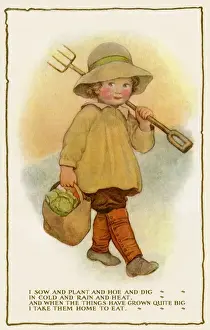 Young farm boy