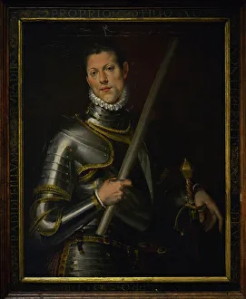 Armored Prints: A young general, circa 1575, by Bartolomeo Passerotti