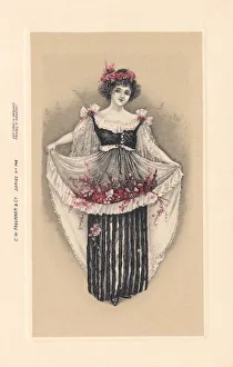 Young Girl with Flowers