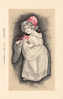 Young Girl with Flowers
