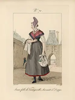 Femmes Prints: Young girl of Varengeville, near Dieppe