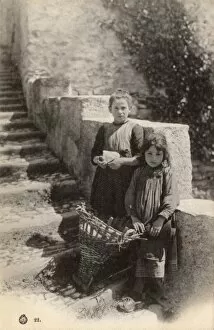 Two young girls from Como, Italy