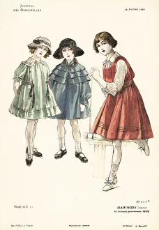 Fashion Plate Prints: Young girls playing croquet, WWI