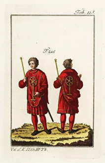 Joust Prints: Young herald in formal robes