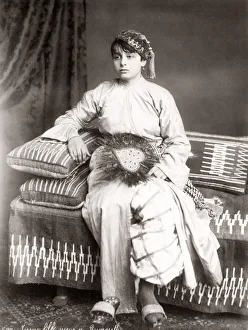 Young Jewish woman from Beirut, Lebanon, c. 1880 s