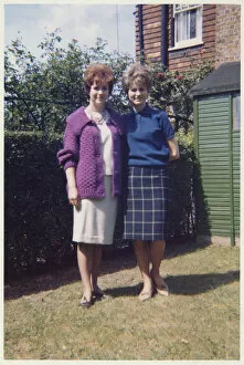 Images Dated 3rd February 2021: Two Young ladies - ealy 1960s styles