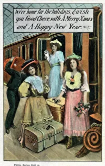 Merry Collection: Three Young Ladies are Home for the Holidays