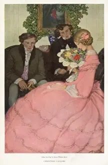 Callers Prints: Young Lady & Callers