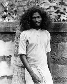 Thin Gallery: Young man, Ceylon (Sri Lanka)