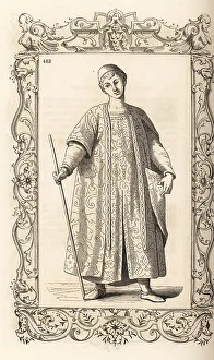 16th Century Prints: Young man of Japan, 16th century